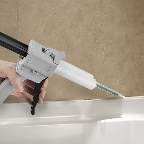 2K Kleber Pistole, Dosierpistole für 50ml Kartuschen, 2: 1 AB Glue Gun, Plastikmaterial 2K Kartuschenpistole, Nehmen Sie 60 Düsen, Wird für Den Elektronischen Kleber, Keramikkleber Verwendet