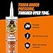 Gorilla Waterproof Caulk & Seal Silicone Sealant, 10oz Cartridge (Pack of 1) - Clear Caulking Sealant for Kitchen, Window, Bath, Marine, Door and More