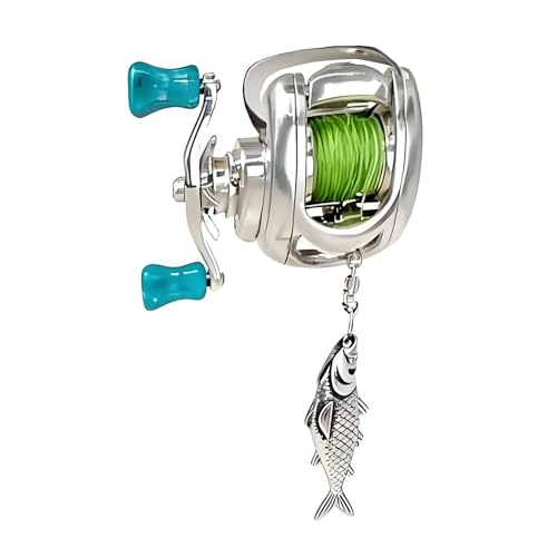 Anillos de apertura con textura de carrete de pesca ajustables y cómodos