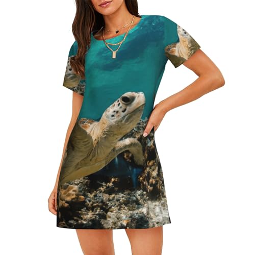 Chemise de nuit douce pour femme grand confort anti-frottement coupe ample S-XXL