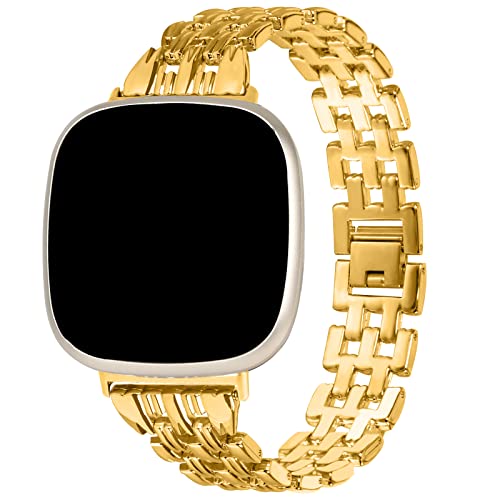 Gimuk Fitbit Versa 4�X�g���b�v/Fitbit Versa 3�X�g���b�v/Fitbit Sense 2�X�g���b�v/Fitbit Sense�X�g���b�v/Fitbit Sense�X�g���b�v�ɑΉ� ���^���X�e�����X�X�`�[�������p�X�g���b�v���X�g