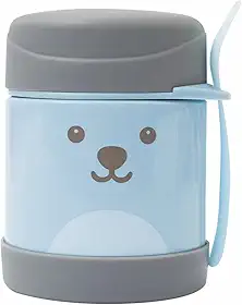 Buba Pote Termico C/Colher - Gumy Azul Azul