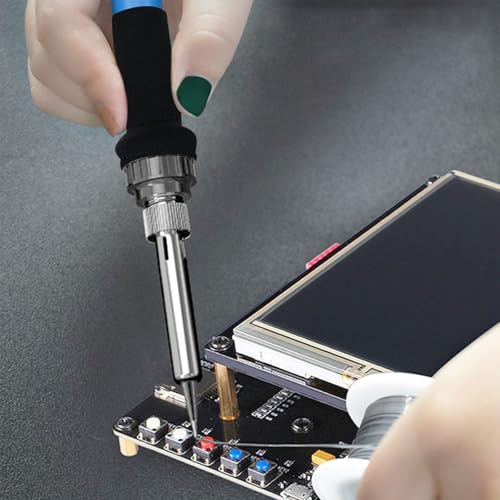 RuiMi はんだごて 60W 温度調節可能 200-450℃ 内熱式 110V 電源コード1.4m 精密修理 電子工作 急速加熱 DIY 修理 家庭用 工場用 の商品画像 6