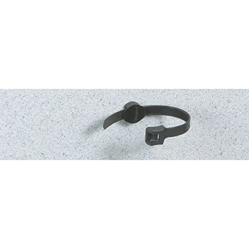 Legrand LEG98491 Pack of 10 Cable Tie Wall Plugs Indoor/Outdoor Black, diameter 5,5/32 x 58 mm