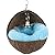 POPETPOP Hamster Hammock Cute Soft Coconut Shell Sleeping Nest with Bell Playing Hanging Bed for Hamster Guinea Pig Squirrel