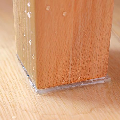 Protectores de silicona transparente con base cuadrada de 4cm x 4cm 6