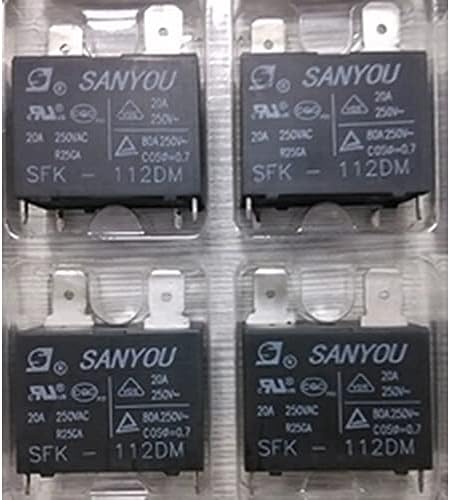 IndustrialMaker 10pcs/lot Air Conditioning 12V Relay SFK-112DM SFK112DM SFK-112 12VDC DC12V 12V DIP4