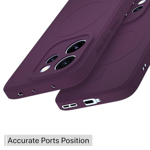 Image of Pikkme Back Cover for Oppo Reno15 Pro 5G Soft Matte Silicone Mag-Safe Design (Mag-Safe Not Support) Camera Protection | Slim Fit Bumper Cover (Purple)