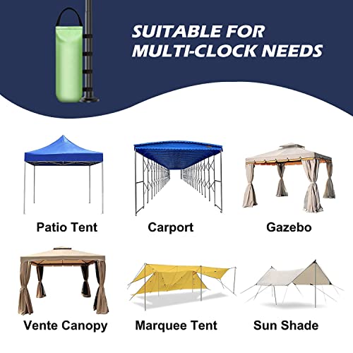 Ialnai 112 Lbs Heavy Sand Bags For Canopy Outdoor Advertising Tent Sunshade Fixed Windproof Pop Up Canopy Tent (Without Sand) 4-Pack Have Sand Shovel (Green) #TOP3