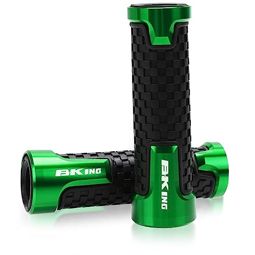 Poignées guidon antidérapantes 22mm moto Suzuki RF900 R grip vert