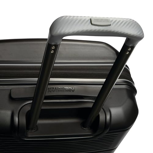 American Tourister Stratum 2.0 Expandable Hardside Luggage with Spinner Wheels, 28" SPINNER, Jet Black by American Tourister - Used condition - Image 2