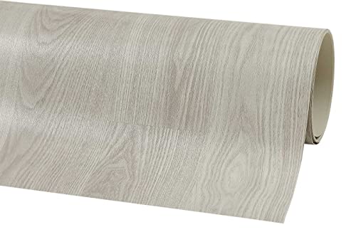 CV Bodenbelag Vinylboden Meterware Auslegware PVC (200 x 450 cm, Dielenoptik Grau) Cover