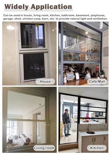 Ventanas correderas estrechas duraderas con marco blanco y cristal de alta claridad 7