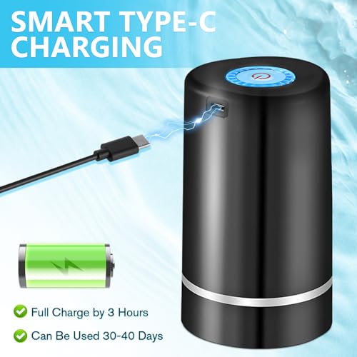 Pompe de bouteille d'eau rechargeable USB pour ne plus porter de charges - 7
