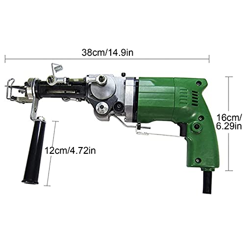 Xyejl Tufting Gun, Electric Carpet Tufting Gun Cut Pile And Loop Pile Both Use Rug Weaving Flocking Machine, 2 In 1 Industrial Embroidery Machine,For Weaving Handmade Products,110V #TOP5
