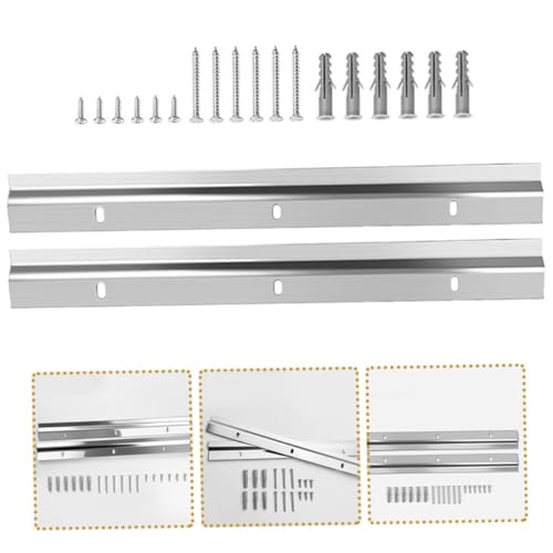 Image of French Cleat Hanger Kit Heavy Duty Z Clips for Wall Mounting Mirrors Art and Frames Secure Hanging Hardware for Home Decor