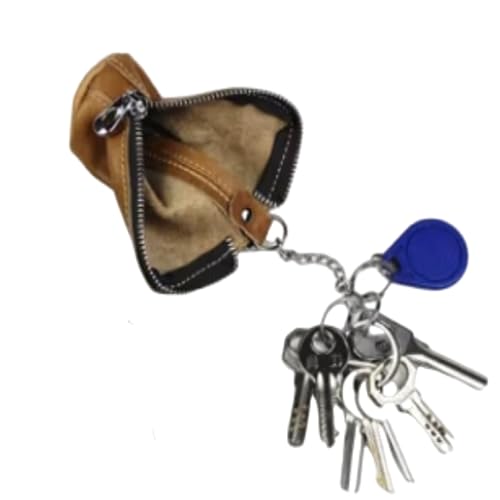 Genuine Leather Mini Pocket Wallet Vintage Brown (Pack of 1) Change Pouch Card Holder for Men Women3