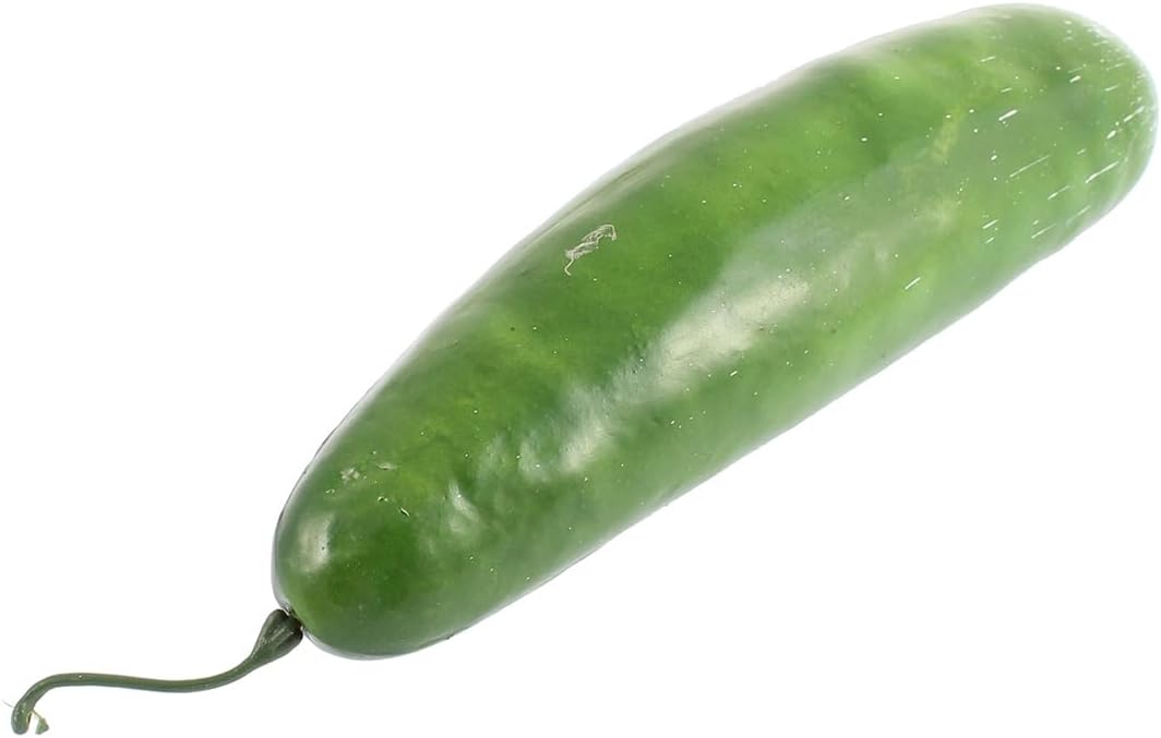 uxcell Artificial Cucumber, 6.7 Inch Realistic Cucumber Fruits for Home Kitchen Restaurant Office Photography Props