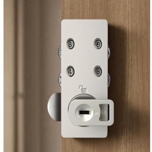 Cadenas de sécurité antivol robuste avec clé de secours anti-oubli de code - 3