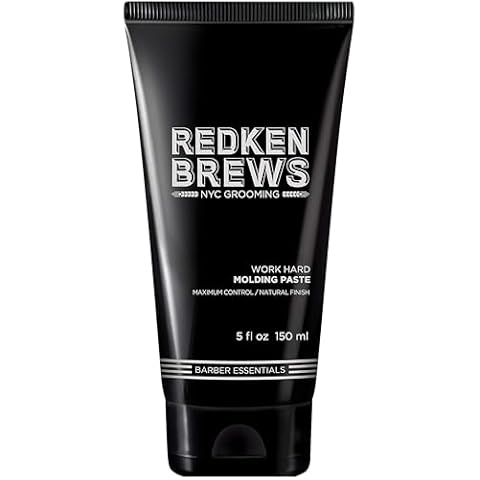 Redken Brews Molding Paste For Men | Men's Hair Styling Paste | High Hold & Maximum Control | Natural, Matte Finish | Sulfate Free | For All Men's Hair Types Cover