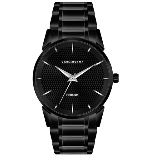 Carlington Premium Watch for Men with Black Colored Chain Watch f...