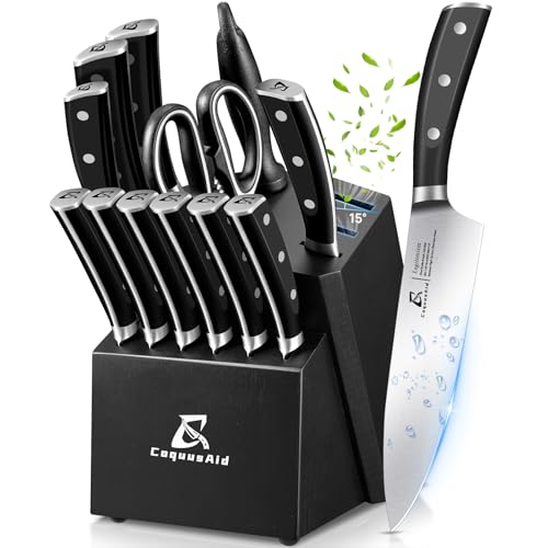 CoquusAid 15-Piece German Knife Set