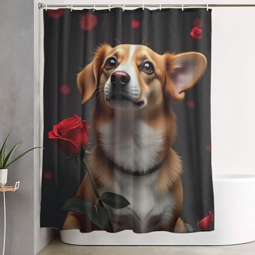 Rideau de douche lavable en machine textile résistant n°443 - 8