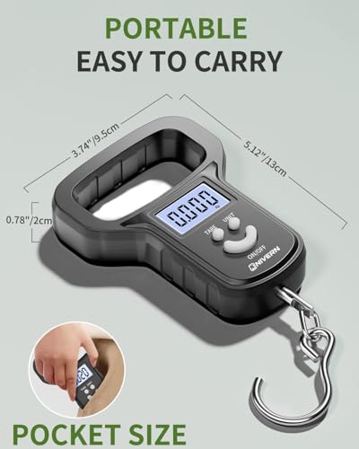 Luggage Scale, Suitcase Weighing Scales and Travel Scales for Luggage, 110lb/50kg Capacity with LCD Display, Essential for Air Travel, Ideal for Air Flyers and Travelling Men - Image 5
