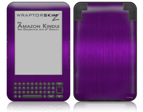 Amazon.com: WraptorSkinz Brushed Metal Purple - Decal Style Skin