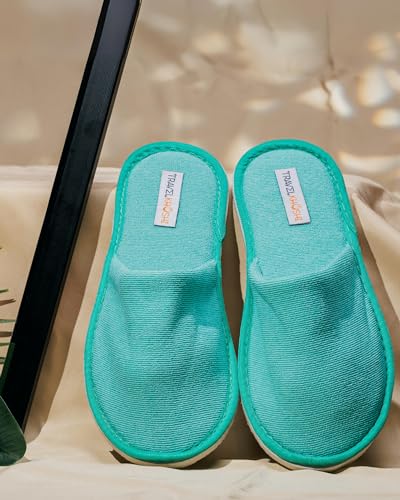 Image of Travelkhushi Unisex House Slippers For Winter & Summer Carpet Slippers for Bedrooms Indoor Home Slipper Comfy Soft Cozy Flip Flops
