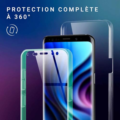 Coque tactile compatible avec Samsung Galaxy S9 Plus protection 360 intégrale - 2