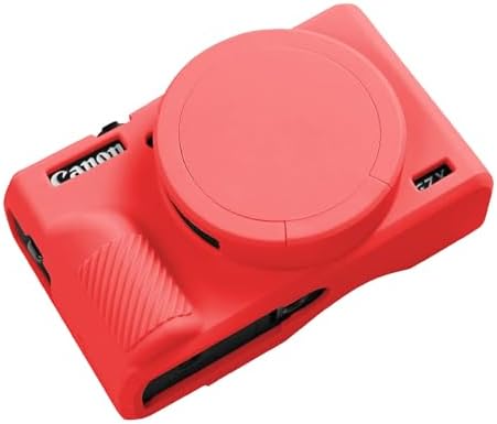 Camera Case Cover for Canon Powershot G7X Mark III Camera (Red)
