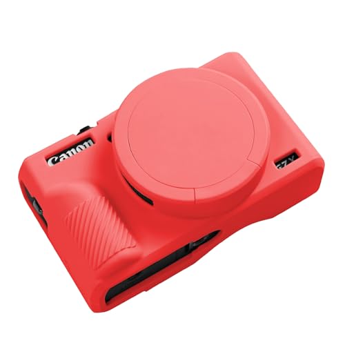 Easy Hood Camera Case Cover for Canon Powershot G7X Mark III Camera (Red)