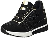 Suela antideslizante XTI 43422, Botas Cortas al Tobillo Mujer, Negro, 39 EU