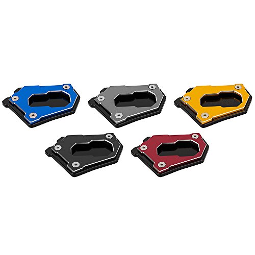 Motorcycle Accessories Foot Side Stand Bike Kickstand Pad For R1200Gs Adv 2018 (Black) #TOP7