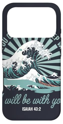 Bible Verse Deep Waters Isaiah 43:2 Strength Case for iPhone 17 Pro