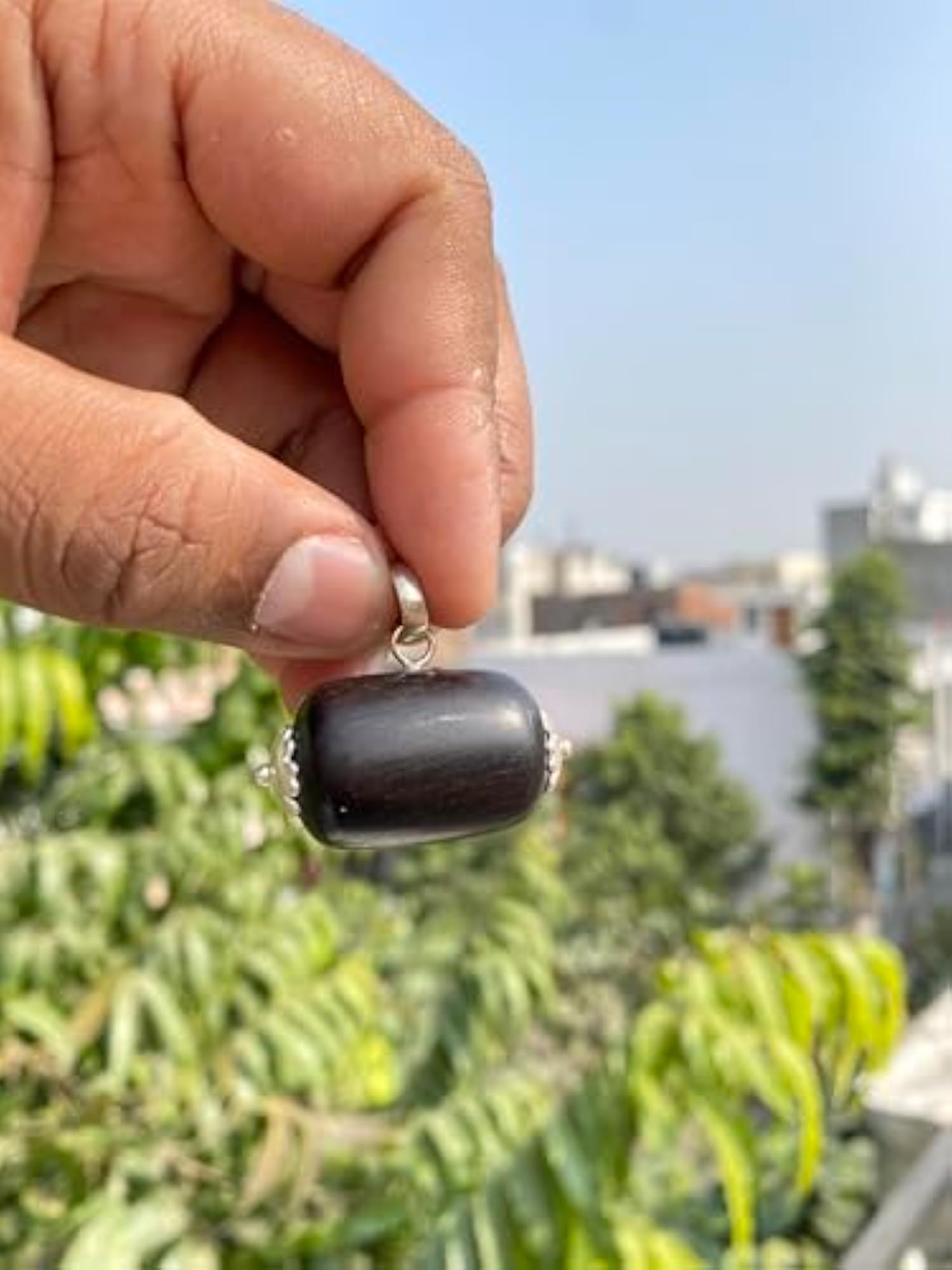Ebony Wood Tabize Pendant
