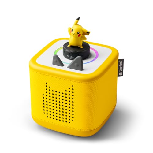 tonies Bundle, Toniebox 2 (Gelb) mit Pokémon Hörfigur Pikachu, Hörspiel- &amp; Musikspaß für Kinder ab 5 Jahren