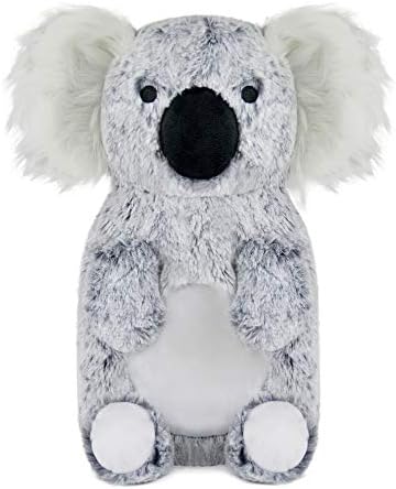 Habigail Hot Water Bottle with Novelty Plush Super Soft Cover Premium Natural Rubber 1 Litre Hot Water Bag - Helps Provide Warmth and Comfort (Koala)