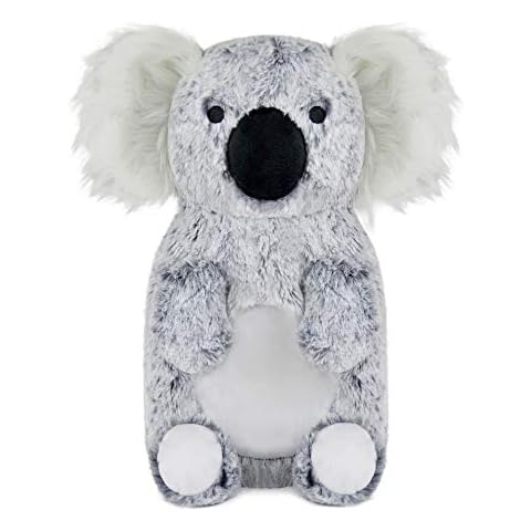 Habigail Hot Water Bottle with Novelty Plush Super Soft Cover Premium Natural Rubber 1 Litre Hot Water Bag - Helps Provide Warmth and Comfort (Koala) Cover