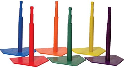 Deluxe Batting Tee Set Mulricolor - Set of 6