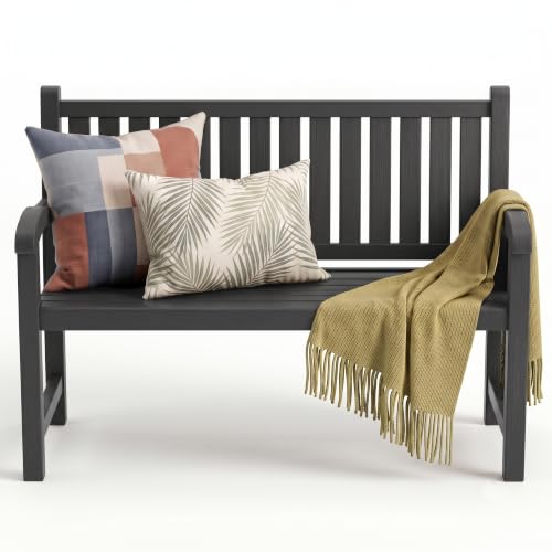 2-Person Resin Outdoor Bench