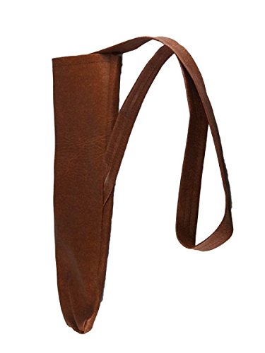 Preisvergleich Produktbild Köcher für Kinderpfeile aus Kunstleder braun uni