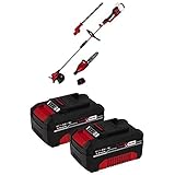 Einhell Power X-Change 36V Cordless 4-in-1 Multi-Functional Garden Tool | Strimmer, Hedge Trimmer, Long Reach Trimmer, Pole Pruning Chainsaw | GE-LM 364in1 With 2 x 4.0 Ah Batteries