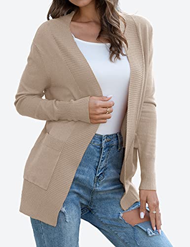 Image of REDHOTYPE Women's Cardigans with Pockets Casual Lightweight Open Front Cardigan Sweaters for Women (S-2XL)