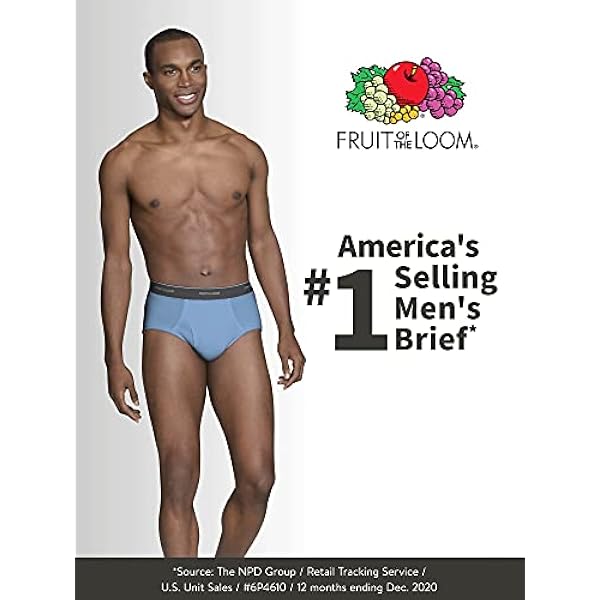 Fruit of the Loom Biancheria Intima (Pacco da 6) Uomo