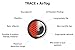 Hellomaco Maco Trace Stealth Tracker Bike Mount (Black) Reflector Compatible with Apple AirTag and Tile Sticker