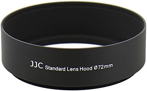 JJC 72mm Screw-in Standard Metal Lens Hood Univeral for 72mm Thread Lens, as for Canon EF 50mm f/1.2L USM
