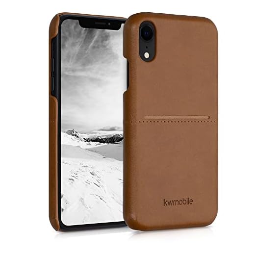 kwmobile Funda con Tarjetero Compatible con Apple iPhone XR - Carcasa para móvil de Cuero sintético con Ranuras para 2X Tarjeta
