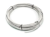 THE CIMPLE CO 14 AWG Insulated Solid Copper THHN/THWN Wire 10 FT - 14 Gauge Ground Wire for Electrical Grounding in Residential, Commercial, Industrial Buildings - 10 Feet (3 Meters), White